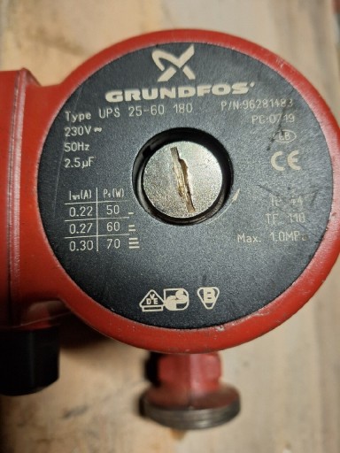 Zdjęcie oferty: Pompa Grundfos  UPS 25-60  180 Energooszczędna