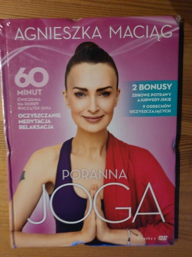 Zdjęcie oferty: Agnieszka Maciąg: Poranna joga [DVD] folia