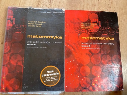 Zdjęcie oferty: Matematyka klasa II - Krzysztof Kłaczkow