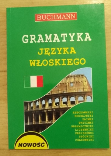 Zdjęcie oferty: Gramatyka języka włoskiego, Buchmann, jak nowa 
