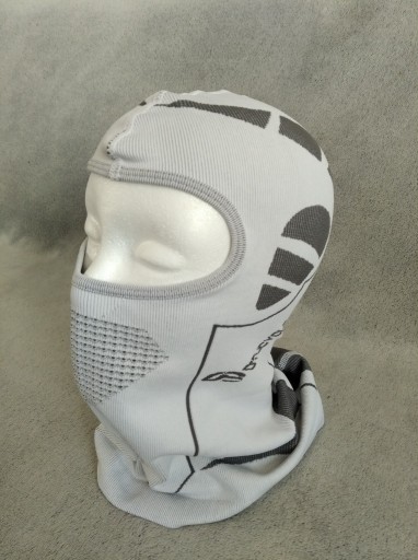 Zdjęcie oferty: Kominiarka z dzianiny rozmiar uniwersalny pod kask biała szara