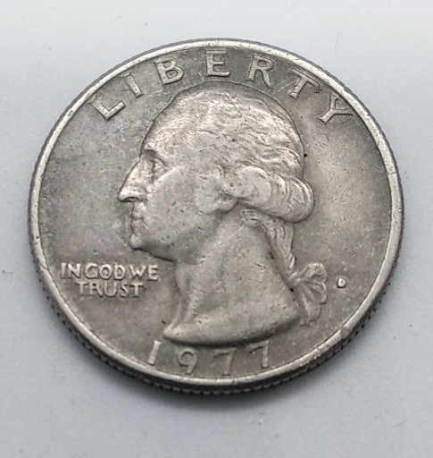 Zdjęcie oferty: 1/4 dolara 1965 USA Waszygtona