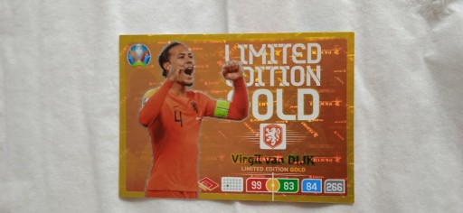 Zdjęcie oferty: Virgil Van Dijk Limited Edition Gold Euro 2020