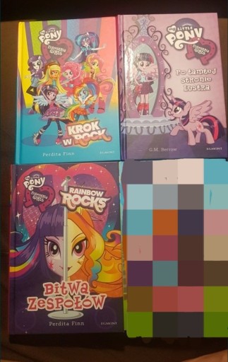 Zdjęcie oferty: My Little pony Equestria Girls zestaw 3 ksiażek 