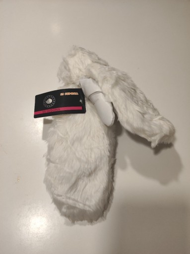 Zdjęcie oferty: Rękawiczki z jednym palcem zimowe białe damskie 