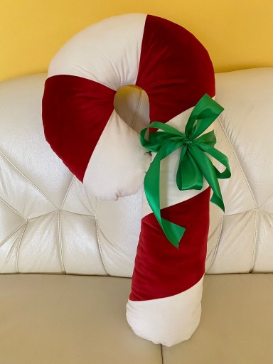 Zdjęcie oferty: Laska cukrowa - świąteczna poduszka dekoracyjna