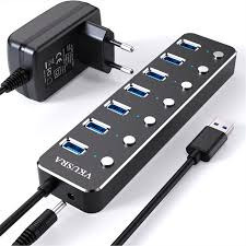 Zdjęcie oferty: Hub USB 3.0, VKUSRA SuperSpeed 7 portów