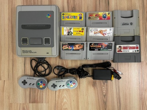 Zdjęcie oferty: Nintendo Famicom SNES ZESTAW (Konsola gry adapter)