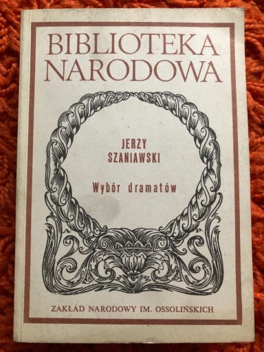 Zdjęcie oferty: Wybór dramatów Jerzy Szaniawski