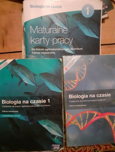 Zdjęcie oferty: Biologia 1 podręcznik pp+ pr + karty matur