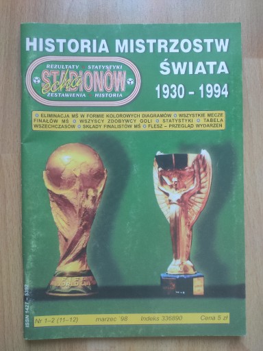 Zdjęcie oferty: HISTORIA MISTRZOSTW ŚWIATA 1930-1994