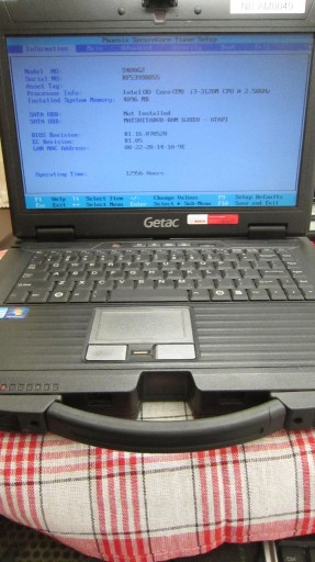 Zdjęcie oferty: Laptop Notebook Getac S400 G2 i3 3120m 2.5 GHz 4GB ram bateria 