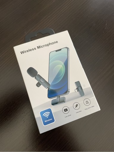 Zdjęcie oferty: Mikrofon bezprzewodowy mini - iOS & android NOWY