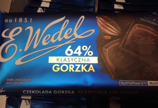 Zdjęcie oferty: Gorzka czekolada gorzka 64% E. Wedel.
