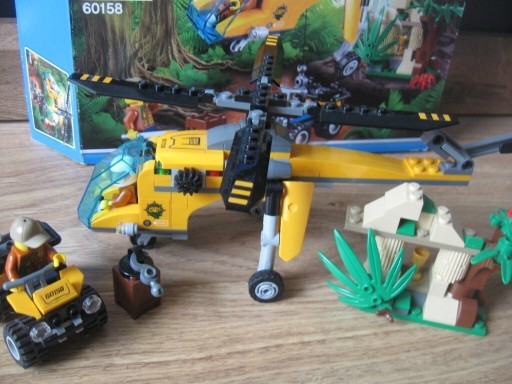 Zdjęcie oferty: Lego City 60158 Helikopter transportowy- Kompletny