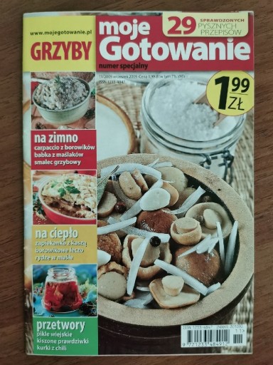 Zdjęcie oferty:  Moje Gotowanie Grzyby nr 11 2009 r 