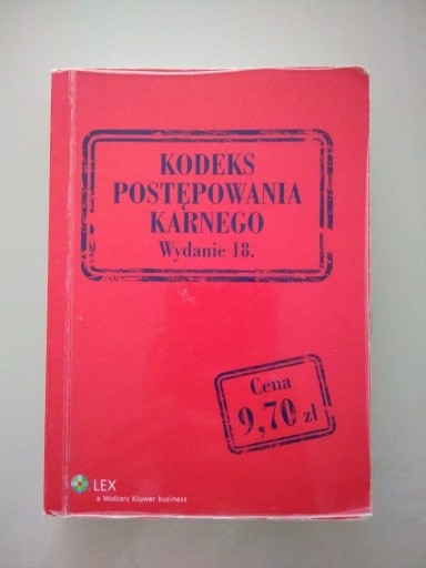 Zdjęcie oferty: Kodeks postępowania karnego wydanie 18