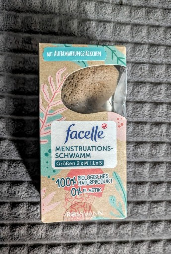 Zdjęcie oferty: Facelle gąbki menstruacyjne 3 sztuki z Morza Śródziemnego