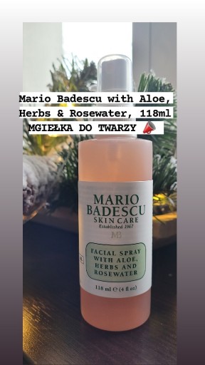 Zdjęcie oferty: Mario Badescu with Aloe, Herbs & Rosewater, 118 ml