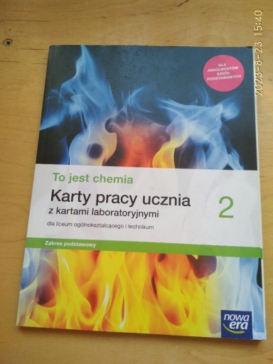 Zdjęcie oferty: To jest chemia. Karty pracy ucznia 2