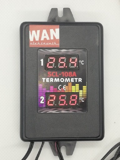 Zdjęcie oferty: Termometr elektroniczny LED in/out  scl 108A