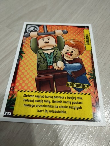 Zdjęcie oferty: Karta LEGO Jurassic World seria 3 - nr 243