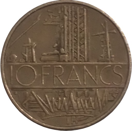 Zdjęcie oferty: Francja 10 franków z 1975 roku - OBEJ. MOJĄ OFERTĘ