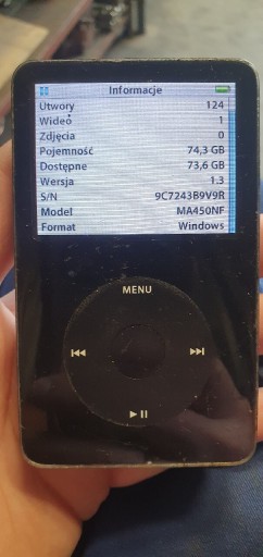 Zdjęcie oferty:  Apple MA450NF iPod 5th Gen Enhanced 80GB 1.8" #5
