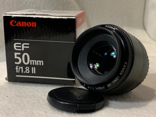 Zdjęcie oferty: Obiektyw Canon EF 50mm f/1.8 II + pudełko