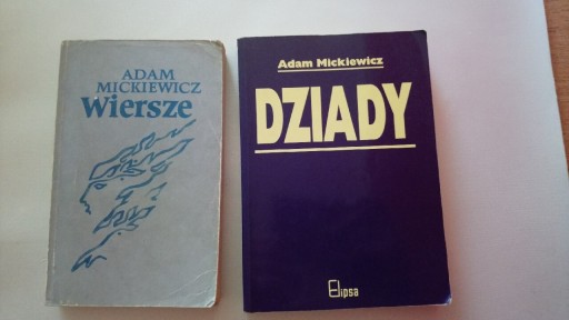 Zdjęcie oferty: Adam Mickiewicz - Dziady i tomik wierszy