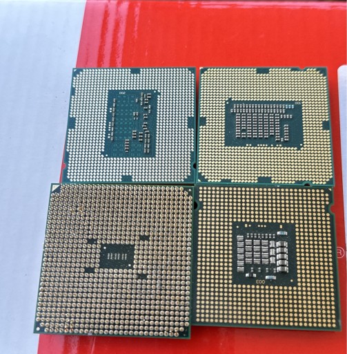 Zdjęcie oferty: 4 procesory komputerowe złoto