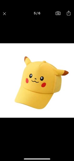 Zdjęcie oferty: Czapka z daszkiem Pikachu żółta