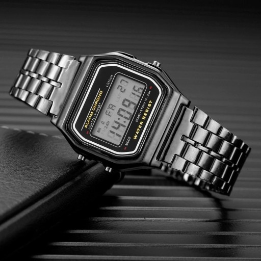 Zdjęcie oferty: Zegarek elektroniczny stalowy