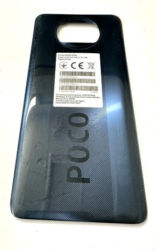 Zdjęcie oferty: XIAOMI POCO X3 NFC - Shadow Gray - Klapka
