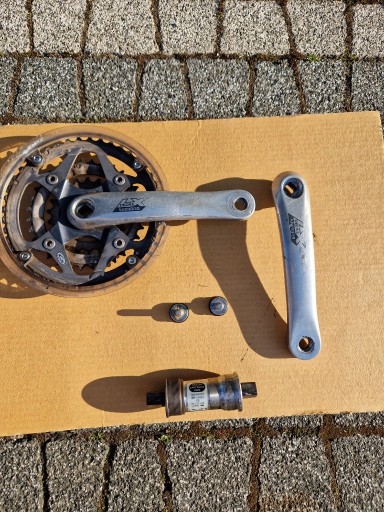 Zdjęcie oferty: KORBA SHIMANO LX FC M 570 170MM + SUPORT !!