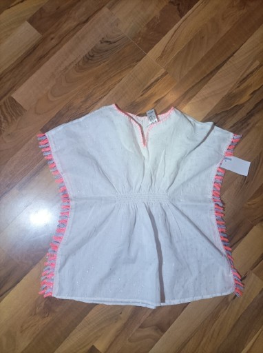 Zdjęcie oferty: Koszulka narzutka tunika dziewczęca letnia 6-9 lat