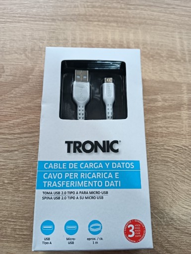 Zdjęcie oferty: Kabel do ładowania Micro-USB 1m Tronic