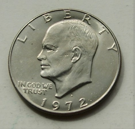 Zdjęcie oferty: 1 dolar 1972  D one dollar Eisenhower Stan !!
