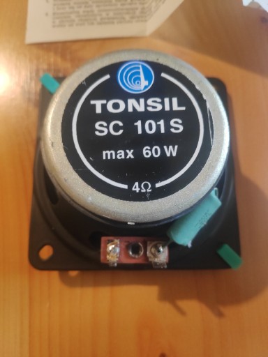 Zdjęcie oferty: Tonsil SC 101 S głośniki samochodowe para