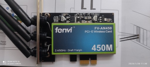 Zdjęcie oferty: Dwupasmowa karta sieciowa PCIe WiFi Fenvi 2.4G, 5G