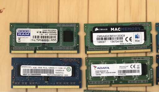 Zdjęcie oferty: RAM 4GB (GoodRam, corsair, inne) PC3L-12800S DDR3