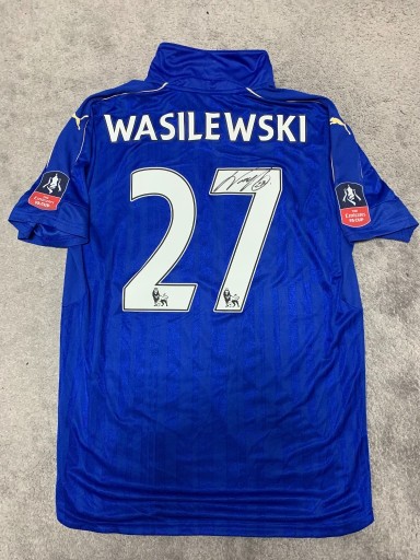 Zdjęcie oferty: Koszulka Marcina Wasilewskiego Leicester Autograf