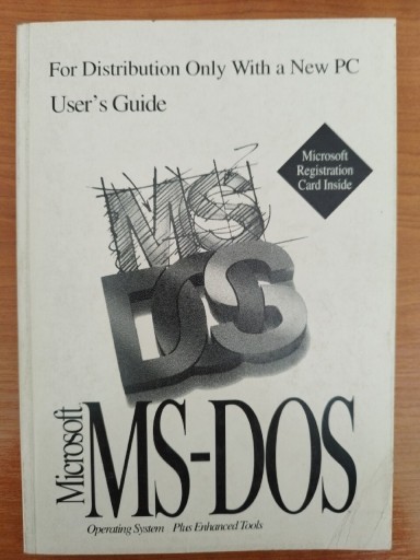 Zdjęcie oferty: MS-DOS users guide bez karty rejestracyjnej 