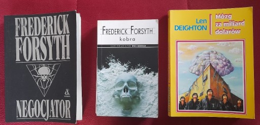 Zdjęcie oferty: Frederick Forsyth:  Kobra, Negocjator Ian Deighton