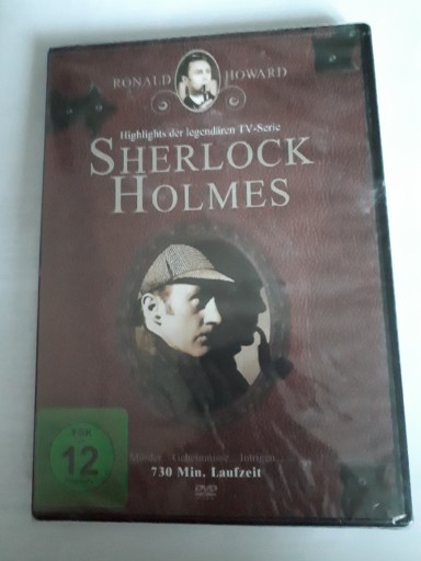 Zdjęcie oferty: Ronald Howard Sherlock Holmes 730min DVD folia