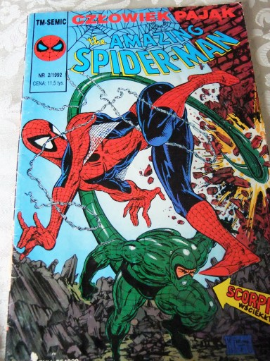 Zdjęcie oferty: Komiks Spider Man nr . 2 z 1992 roku unikat