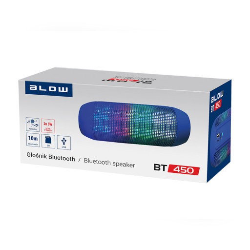 Zdjęcie oferty: Głośnik Bluetooth BT450 niebieski 