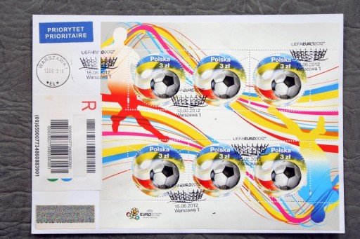 Zdjęcie oferty: FDC Ark 4422 UNIKAT EURO 2012