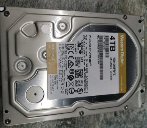 Zdjęcie oferty: Dysk HDD WD4003FRYZ 4TB