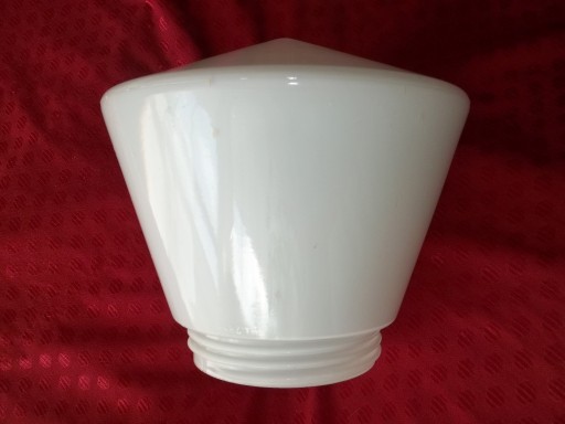 Zdjęcie oferty: Klosz szklany biały mleczny z gwintem.Lampa.